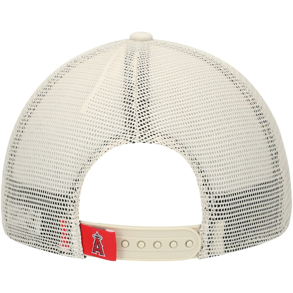 Los Angeles Angels New Era Game Day 9TWENTY Adjustable Trucker Hat - Stone Hats