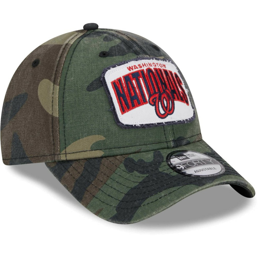Washington Nationals New Era Gameday 9FORTY Adjustable Hat - Camo Hats