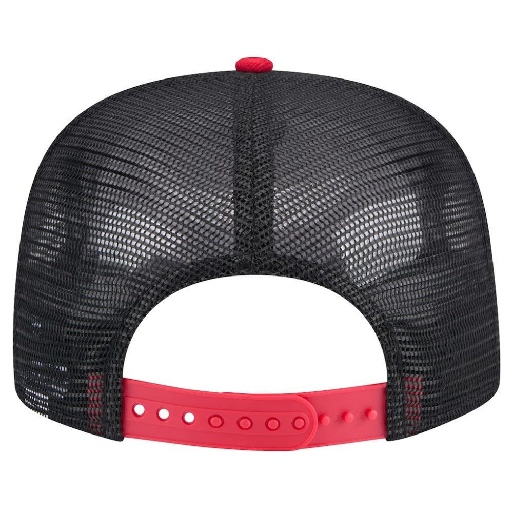 Boston Red Sox New Era Throwback Meshback Golfer Hat - Black Hats