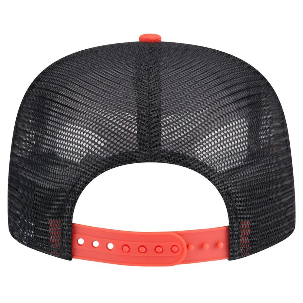 Houston Astros New Era Throwback Meshback Golfer Hat - Black Hats