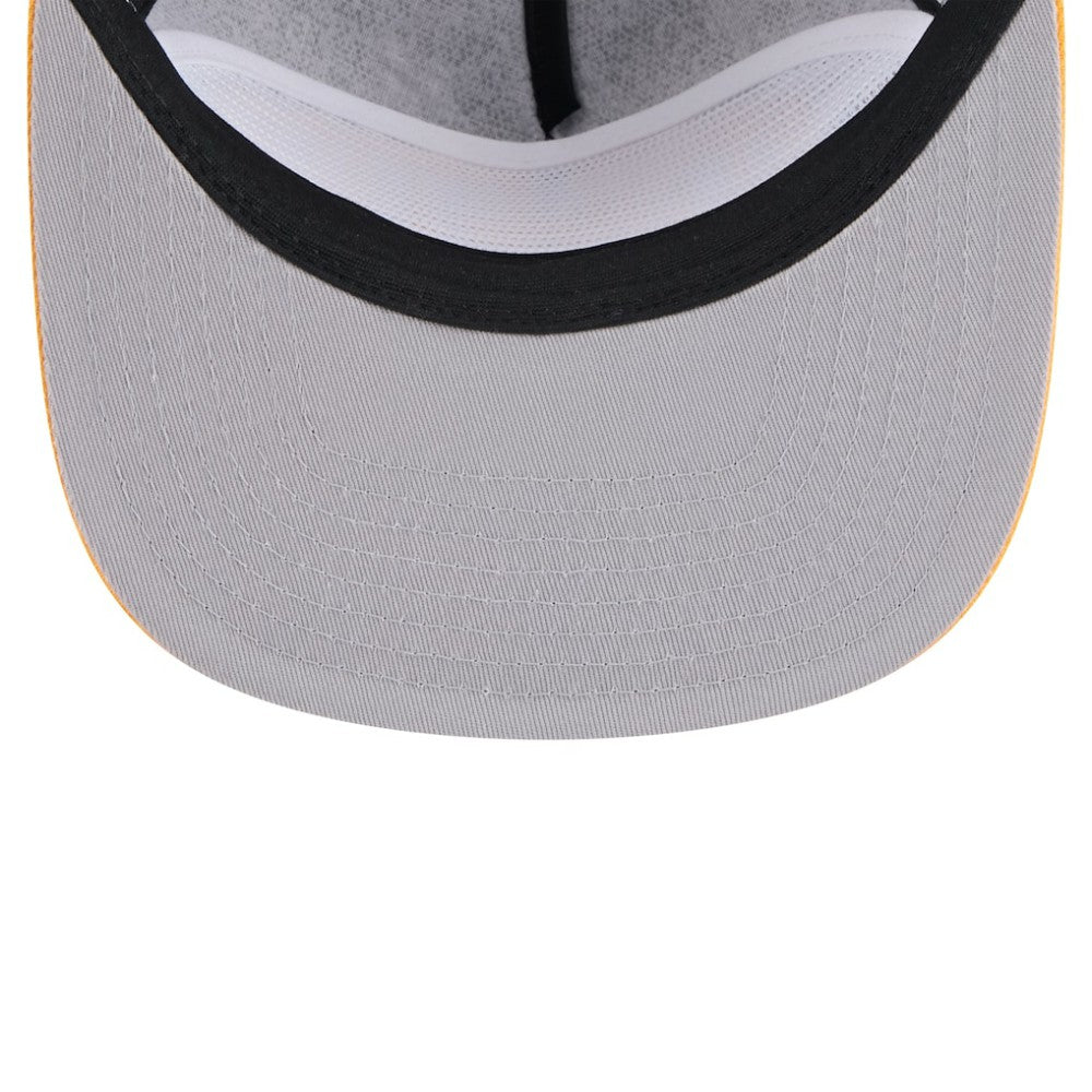 Athletics New Era Throwback Meshback Golfer Hat - Black Hats
