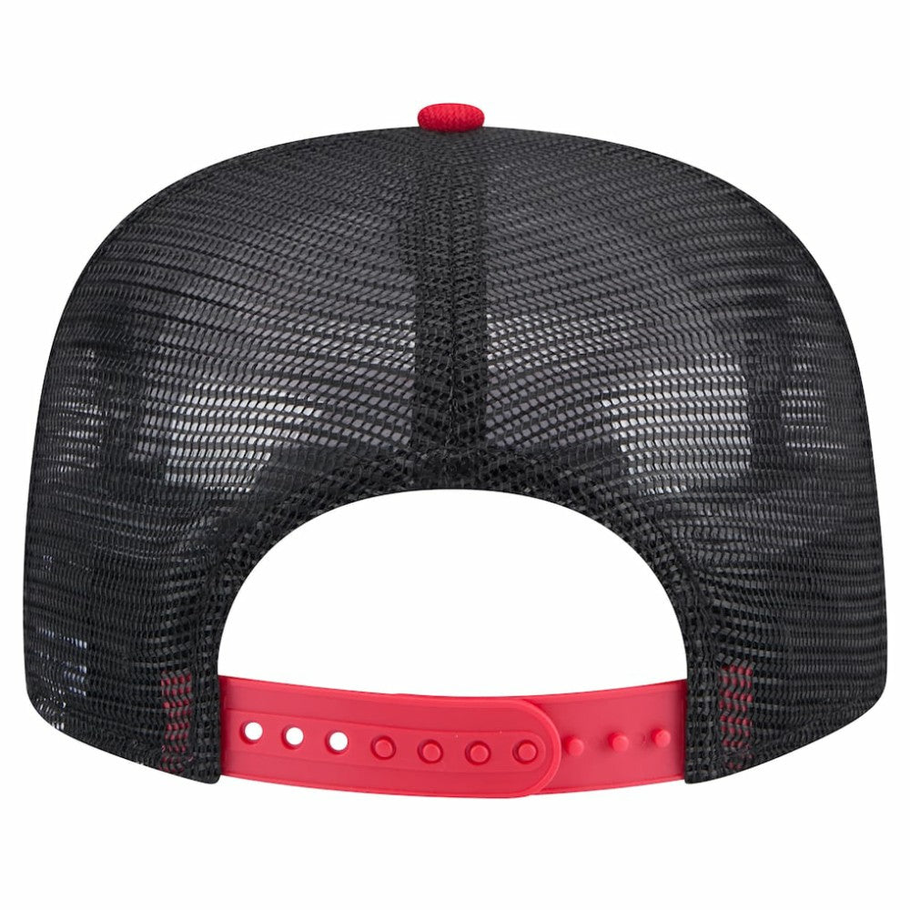 Washington Nationals New Era Throwback Meshback Golfer Hat - Black Hats
