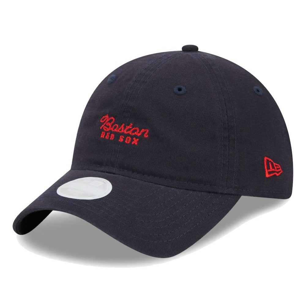 Boston Red Sox New Era Women's Script 9TWENTY Adjustable Hat - Navy Hats