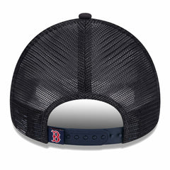 Boston Red Sox New Era Women's Throwback Team Foam Front A-Frame Trucker 9FORTY Adjustable Hat - White/Navy Hats
