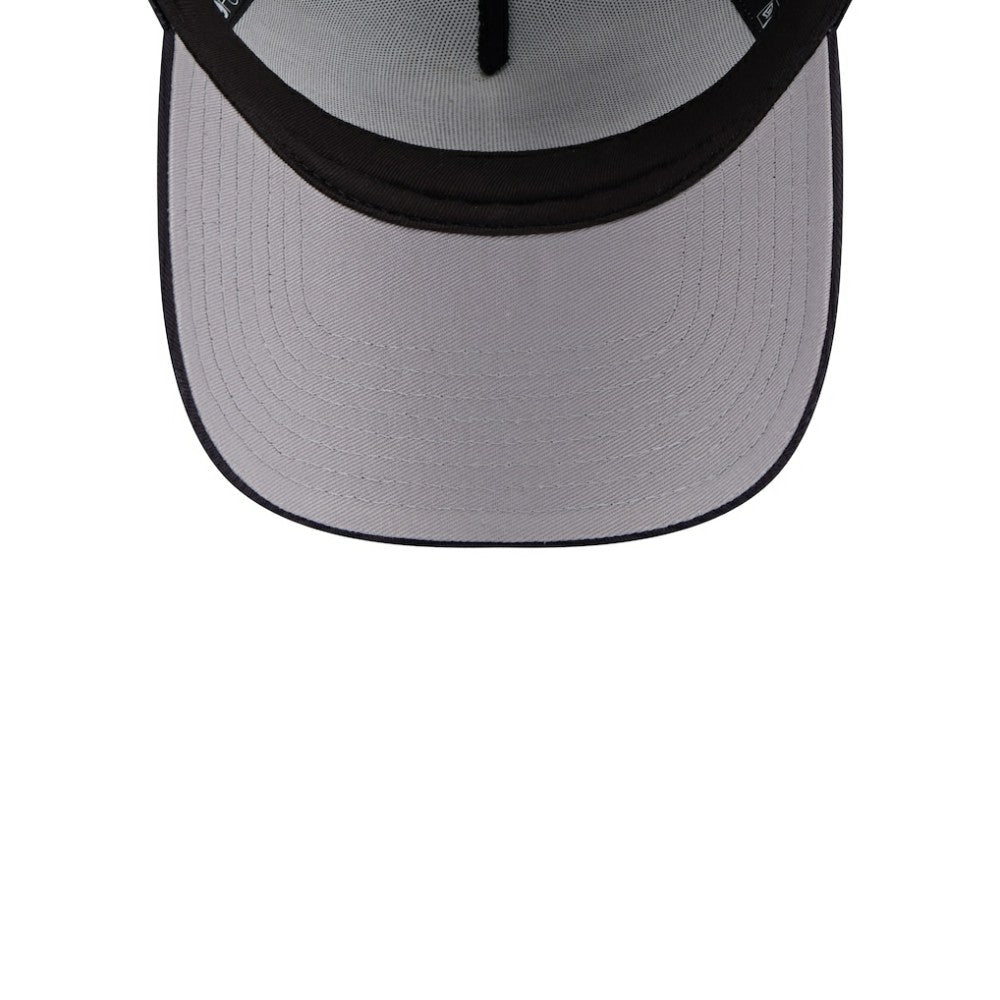 Boston Red Sox New Era Women's Throwback Team Foam Front A-Frame Trucker 9FORTY Adjustable Hat - White/Navy Hats
