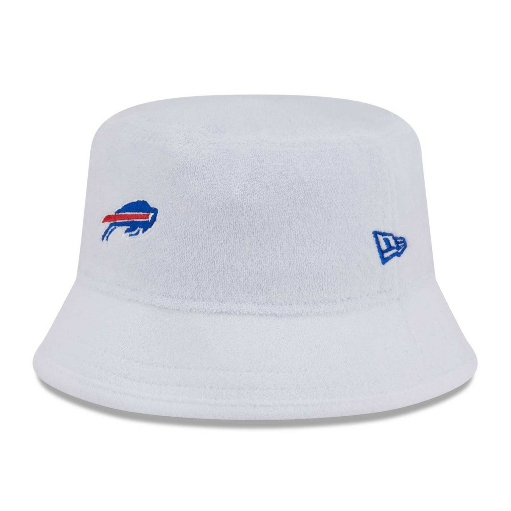 Buffalo Bills New Era Court Sport Terry Bucket Hat White