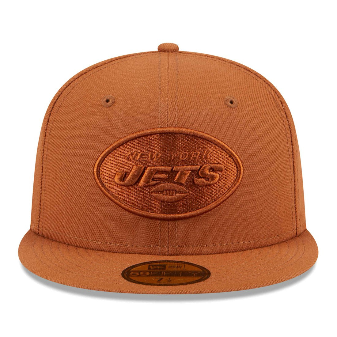New York Jets New Era Color Pack 59FIFTY Fitted Hat Brown