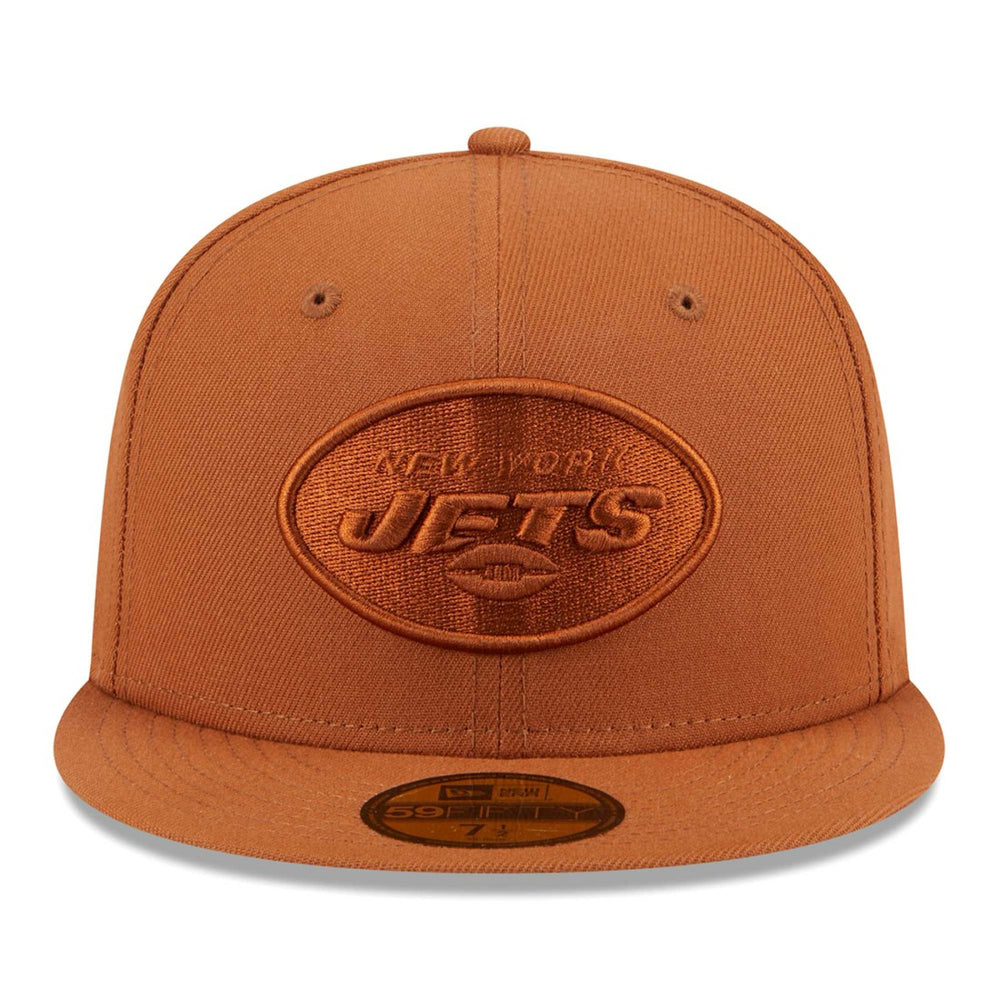 New York Jets New Era Color Pack 59FIFTY Fitted Hat Brown