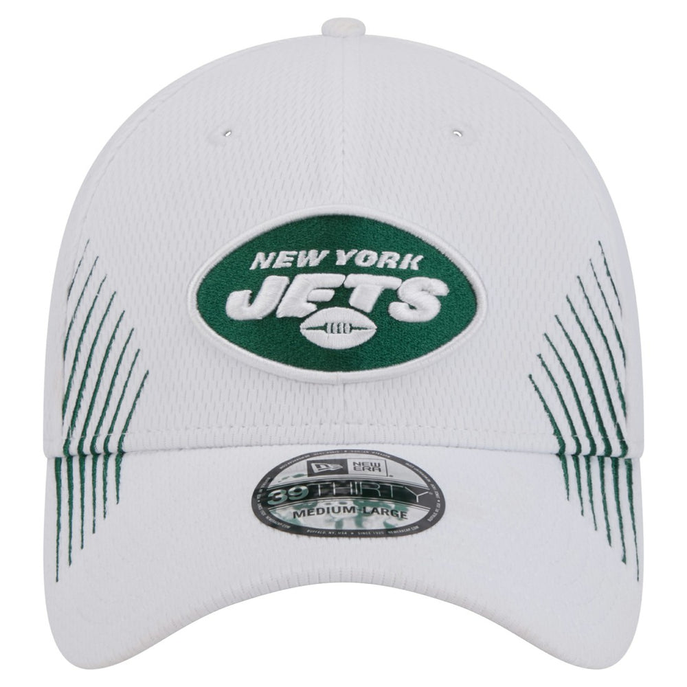 New York Jets New Era Active 39THIRTY Flex Hat White