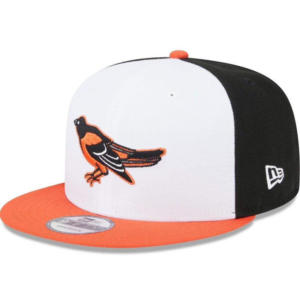 Baltimore Orioles New Era 2024 Batting Practice 9FIFTY Snapback Hat - White Hats