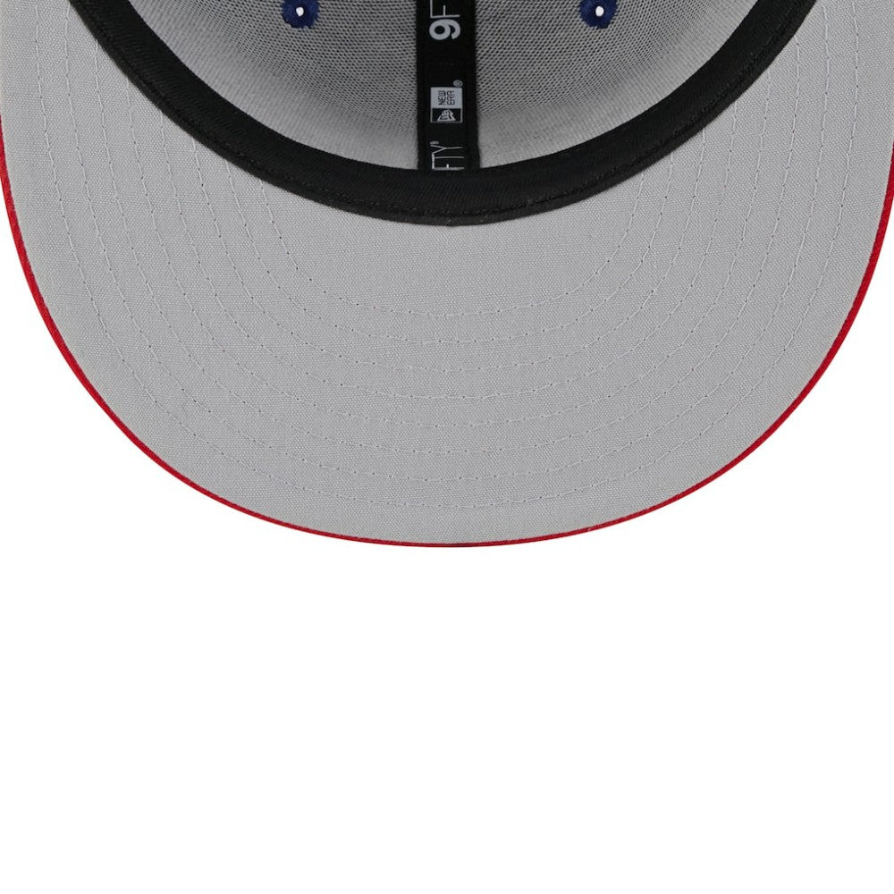 Philadelphia Phillies New Era 2025 Batting Practice 9FIFTY Snapback Hat - Navy Hats