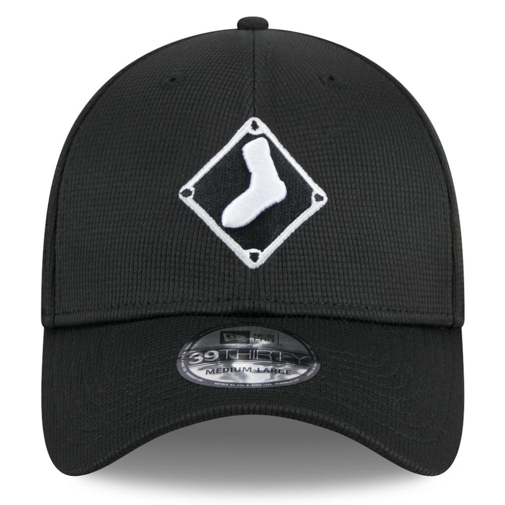 Chicago White Sox New Era 2025 Batting Practice 39THIRTY Flex Hat - Black Hats