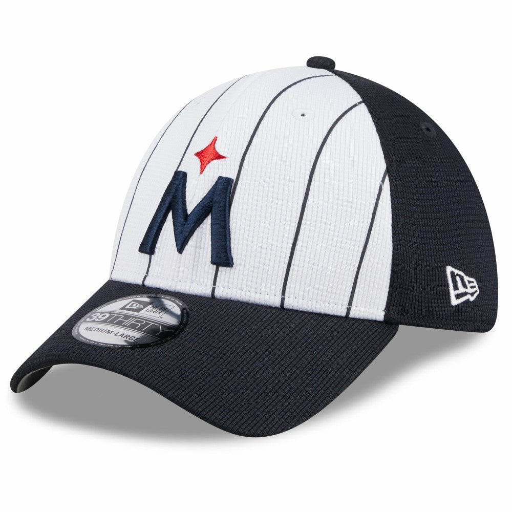 Minnesota Twins New Era 2025 Batting Practice 39THIRTY Flex Hat - White Hats