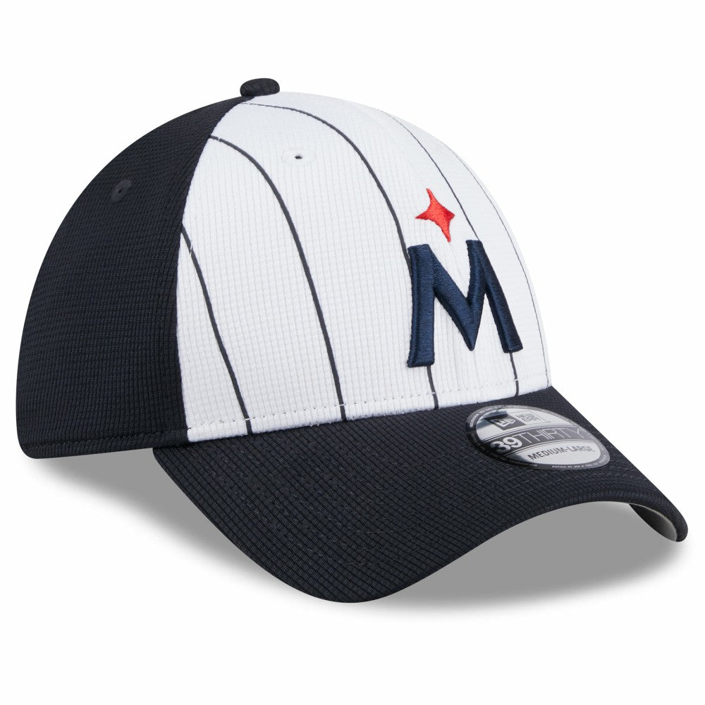 Minnesota Twins New Era 2025 Batting Practice 39THIRTY Flex Hat - White Hats