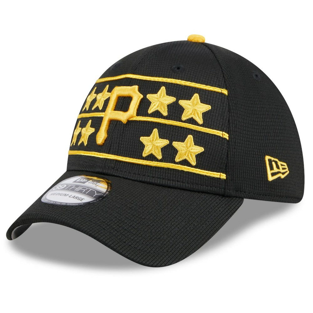 Pittsburgh Pirates New Era 2025 Batting Practice 39THIRTY Flex Hat - Black Hats