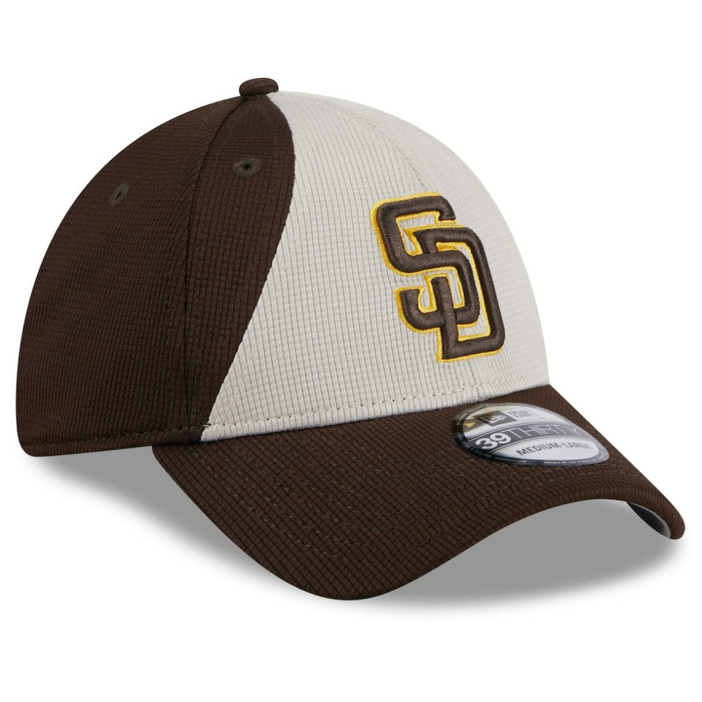 San Diego Padres New Era 2025 Batting Practice 39THIRTY Flex Hat - Brown Hats