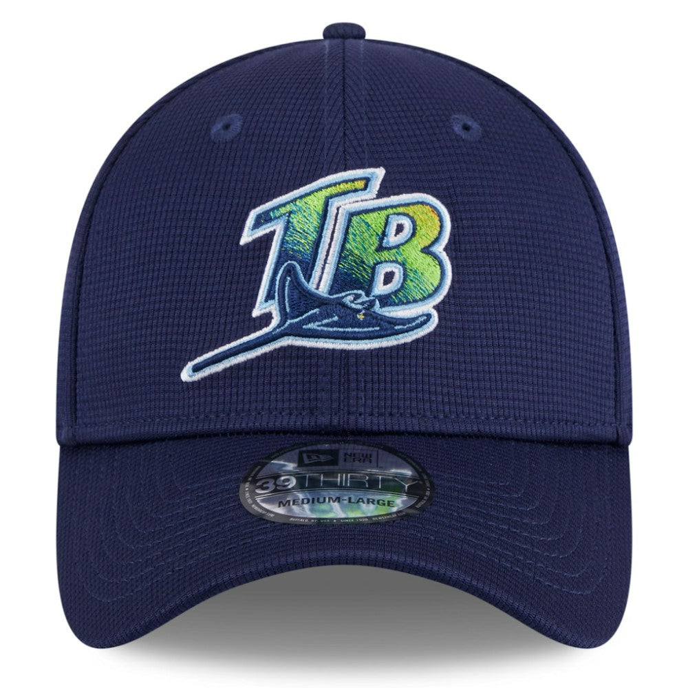 Tampa Bay Rays New Era 2025 Batting Practice 39THIRTY Flex Hat - Navy Hats