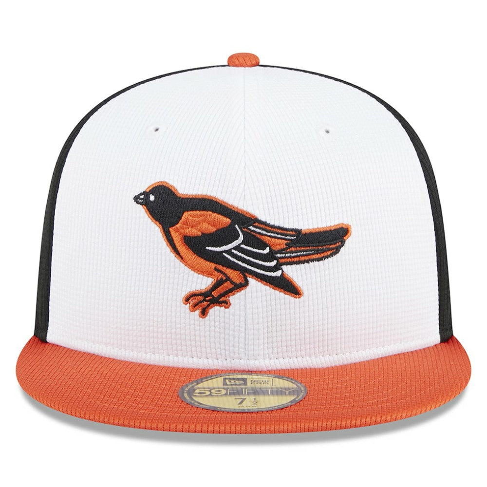 Baltimore Orioles New Era 2025 Batting Practice 59FIFTY Fitted Hat - White Hats