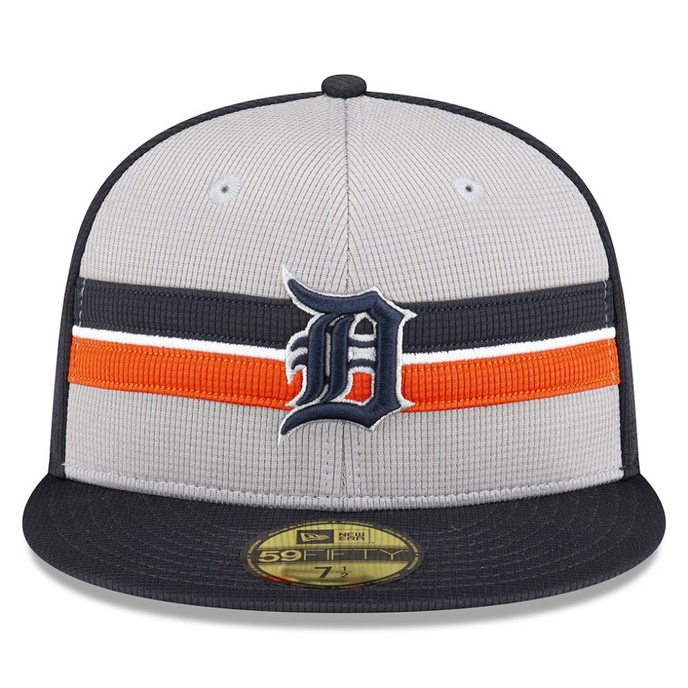 Detroit Tigers New Era 2025 Batting Practice 59FIFTY Fitted Hat - Gray Hats