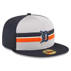 Detroit Tigers New Era 2025 Batting Practice 59FIFTY Fitted Hat - Gray Hats