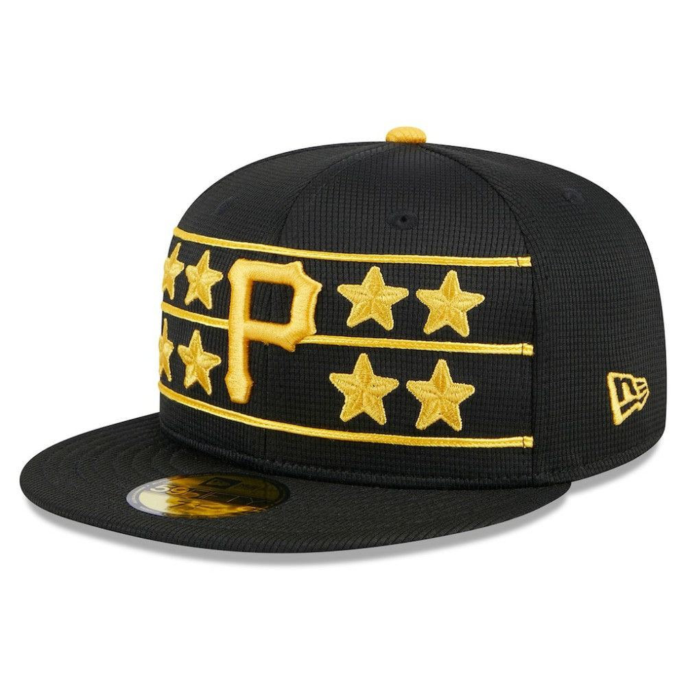 Pittsburgh Pirates New Era 2025 Batting Practice 59FIFTY Fitted Hat - Black Hats