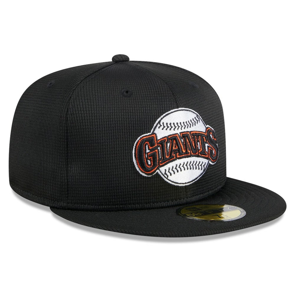 San Francisco Giants New Era 2025 Batting Practice 59FIFTY Fitted Hat - Black Hats
