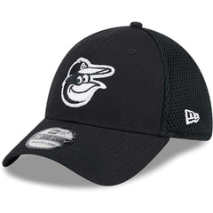 Baltimore Orioles New Era Neo 39THIRTY Flex Hat - Black/White Hats