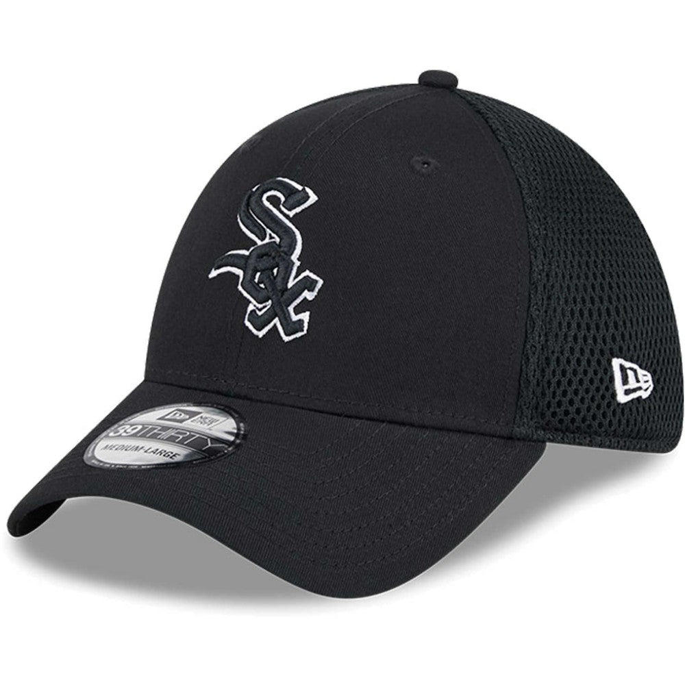 Chicago White Sox New Era Neo 39THIRTY Flex Hat - Black/White Hats