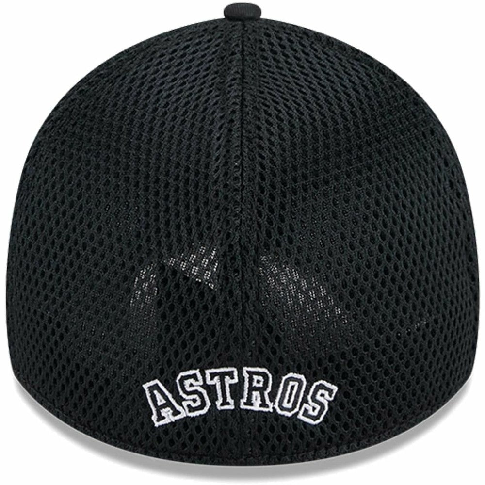 Houston Astros New Era Neo 39THIRTY Flex Hat - Black/White Hats