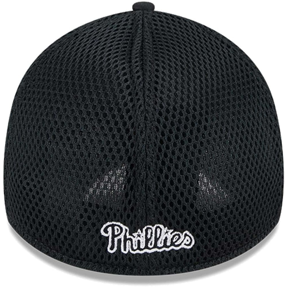Philadelphia Phillies New Era Neo 39THIRTY Flex Hat - Black/White Hats