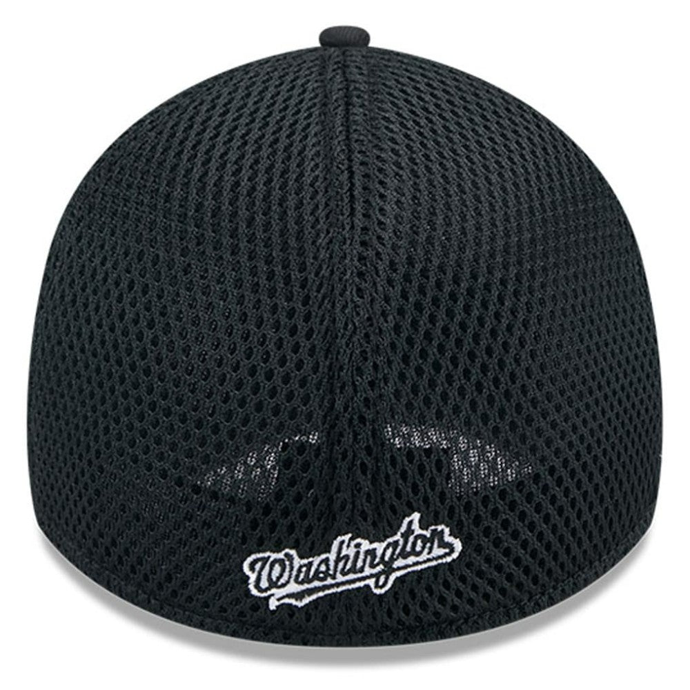 Washington Nationals New Era Neo 39THIRTY Flex Hat - Black/White Hats