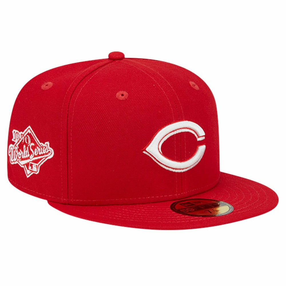 Cincinnati Reds New Era Logo 59FIFTY Fitted Hat - Red Hats