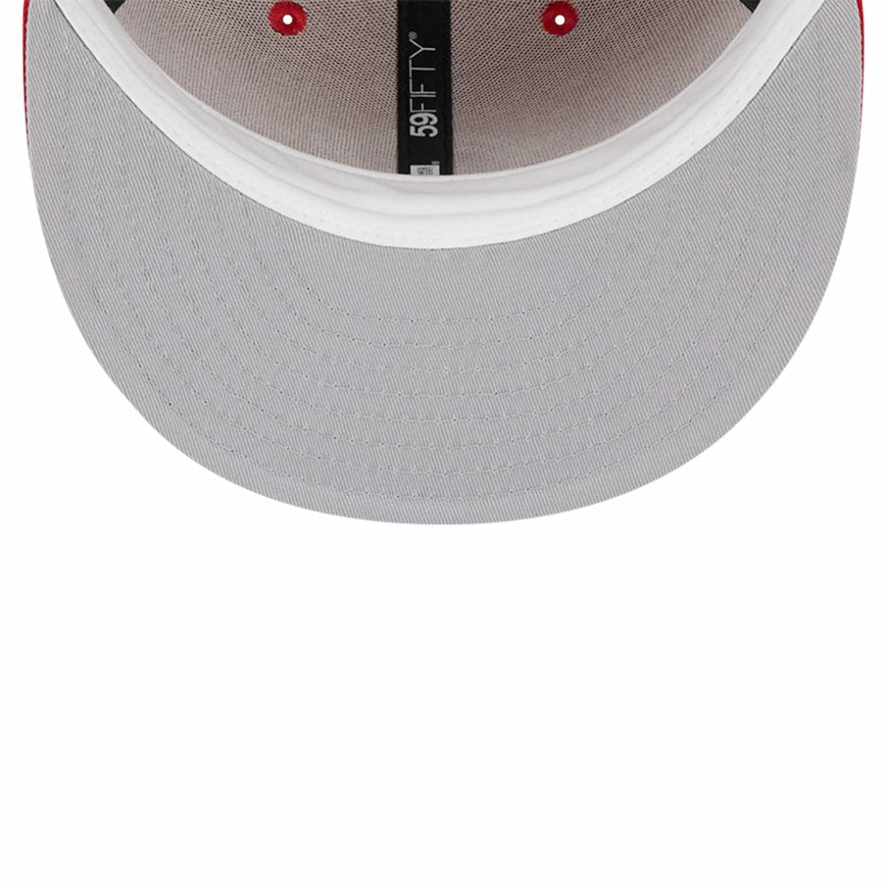 Cincinnati Reds New Era Logo 59FIFTY Fitted Hat - Red Hats