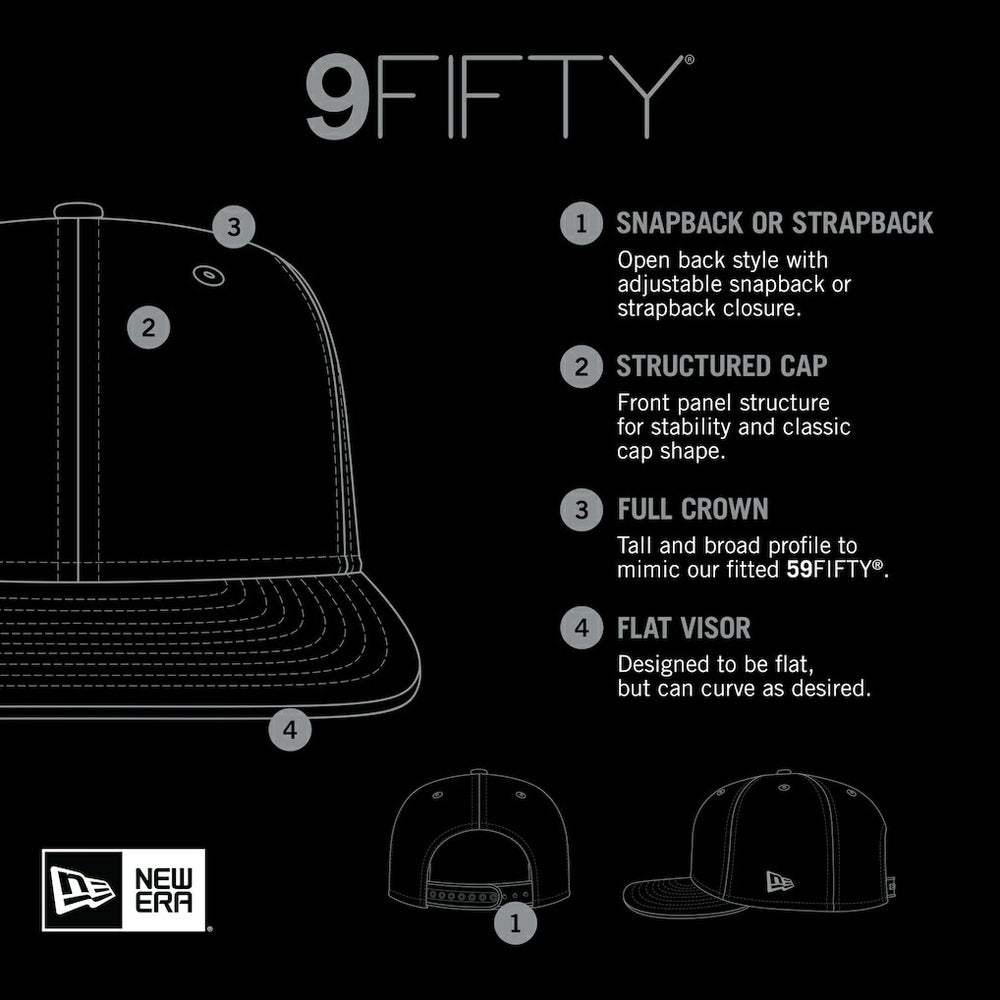 Cincinnati Bengals New Era Main Trucker 9FIFTY Snapback Hat Black