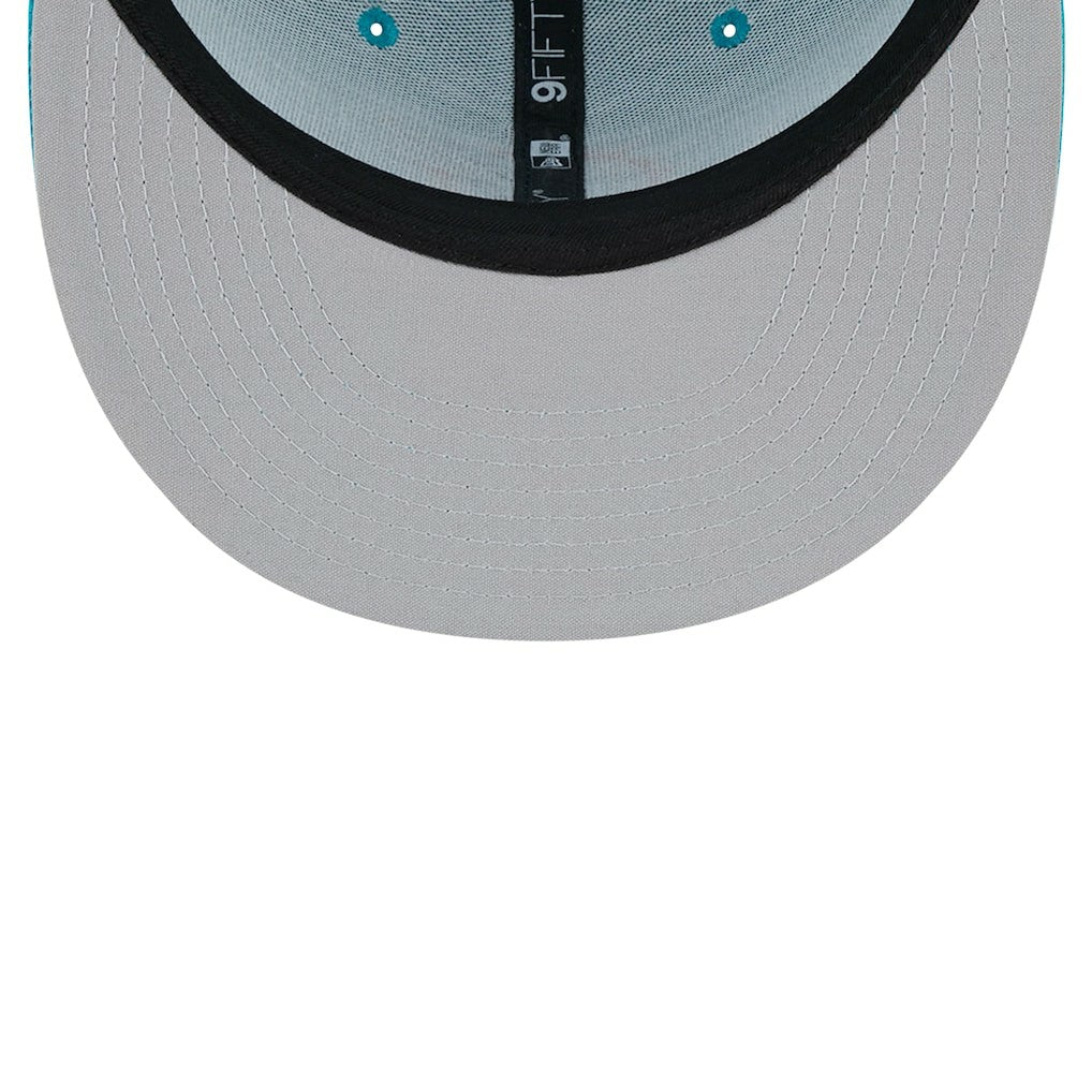 Miami Dolphins New Era Main Trucker 9FIFTY Snapback Hat Aqua