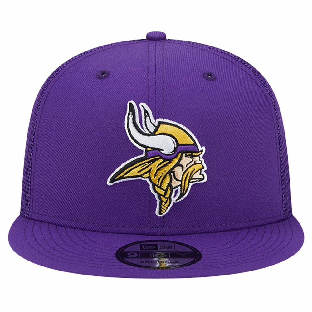 Minnesota Vikings New Era Main Trucker 9FIFTY Snapback Hat Purple