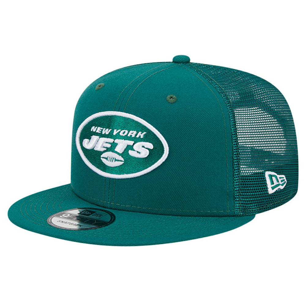 New York Jets New Era Main Trucker 9FIFTY Snapback Hat Green