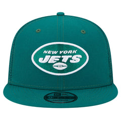 New York Jets New Era Main Trucker 9FIFTY Snapback Hat Green