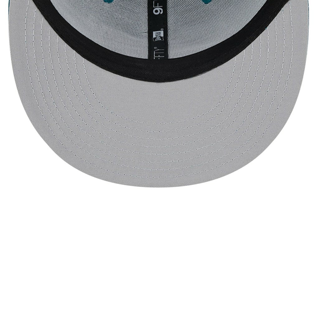 Philadelphia Eagles New Era Main Trucker 9FIFTY Snapback Hat Midnight Green