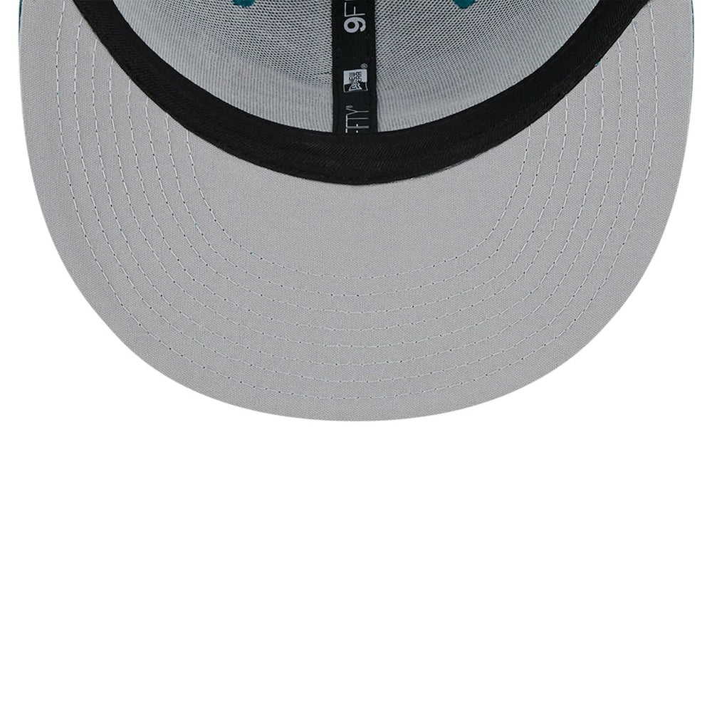 Philadelphia Eagles New Era Main Trucker 9FIFTY Snapback Hat Midnight Green
