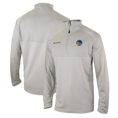 Golden State Warriors Omni-Wick Rockin' It Quarter-Zip Pullover Top Heather Gray