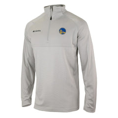 Golden State Warriors Omni-Wick Rockin' It Quarter-Zip Pullover Top Heather Gray