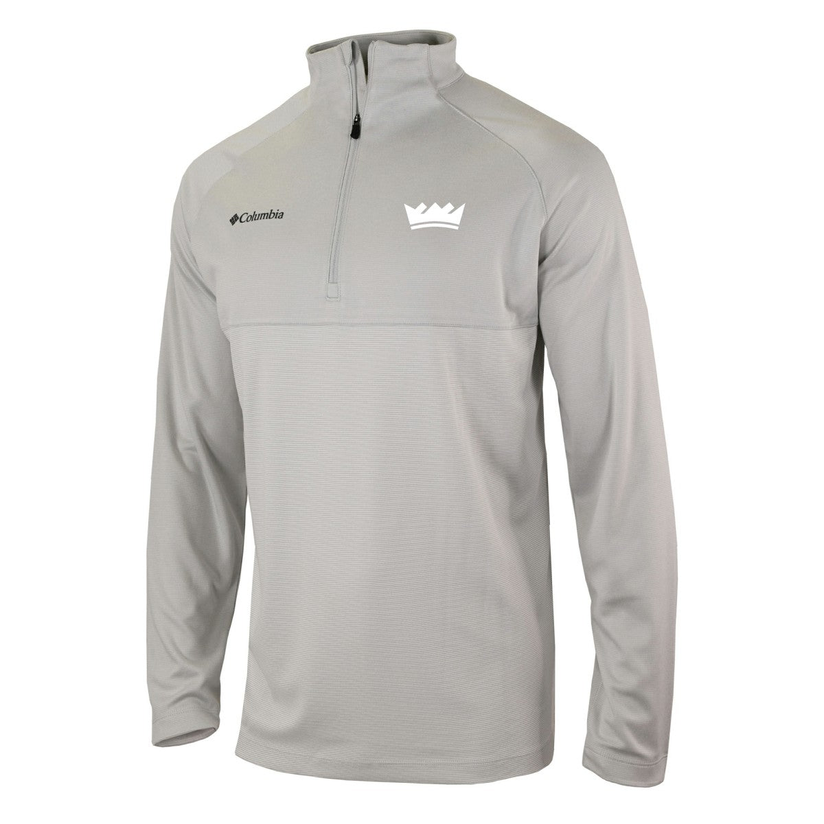 Sacramento Kings Omni-Wick Rockin' It Quarter-Zip Pullover Top Heather Gray