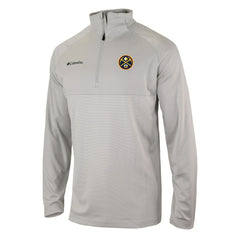 Denver Nuggets Omni-Wick Rockin' It Quarter-Zip Pullover Top Heather Gray