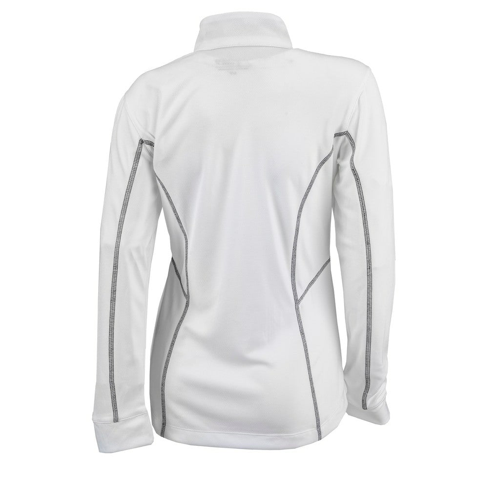 Boston Celtics Women's Omni-Wick Shotgun Quarter-Zip Pullover Top White