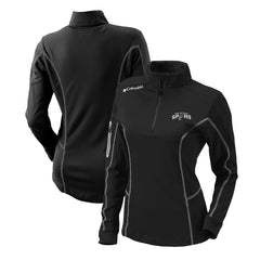 San Antonio Spurs Women's Omni-Wick Shotgun Quarter-Zip Pullover Top Black
