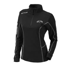 San Antonio Spurs Women's Omni-Wick Shotgun Quarter-Zip Pullover Top Black