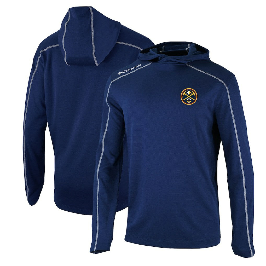 Denver Nuggets Shotgun Pullover Hoodie Navy