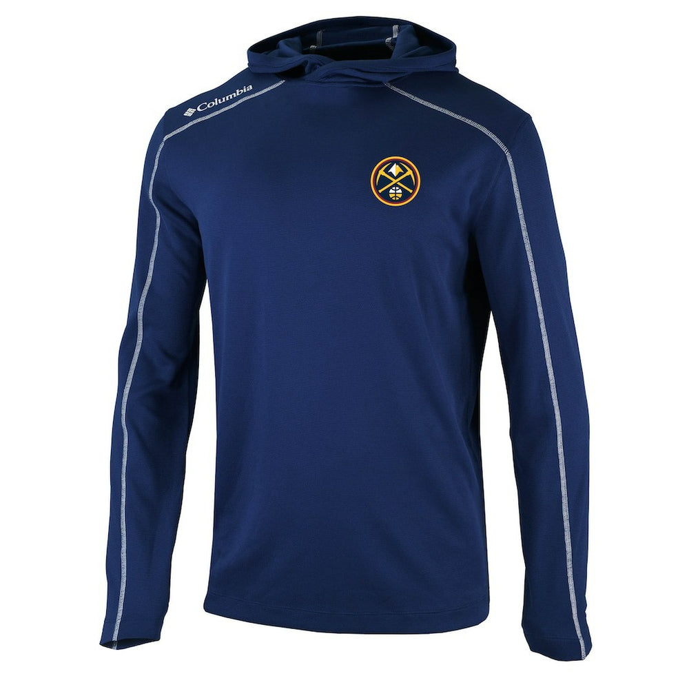 Denver Nuggets Shotgun Pullover Hoodie Navy