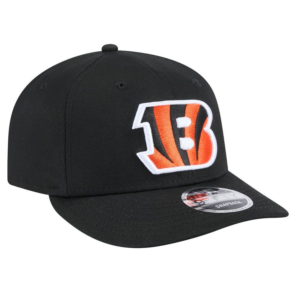 Cincinnati Bengals New Era Main Low Profile 9FIFTY Snapback Hat Black